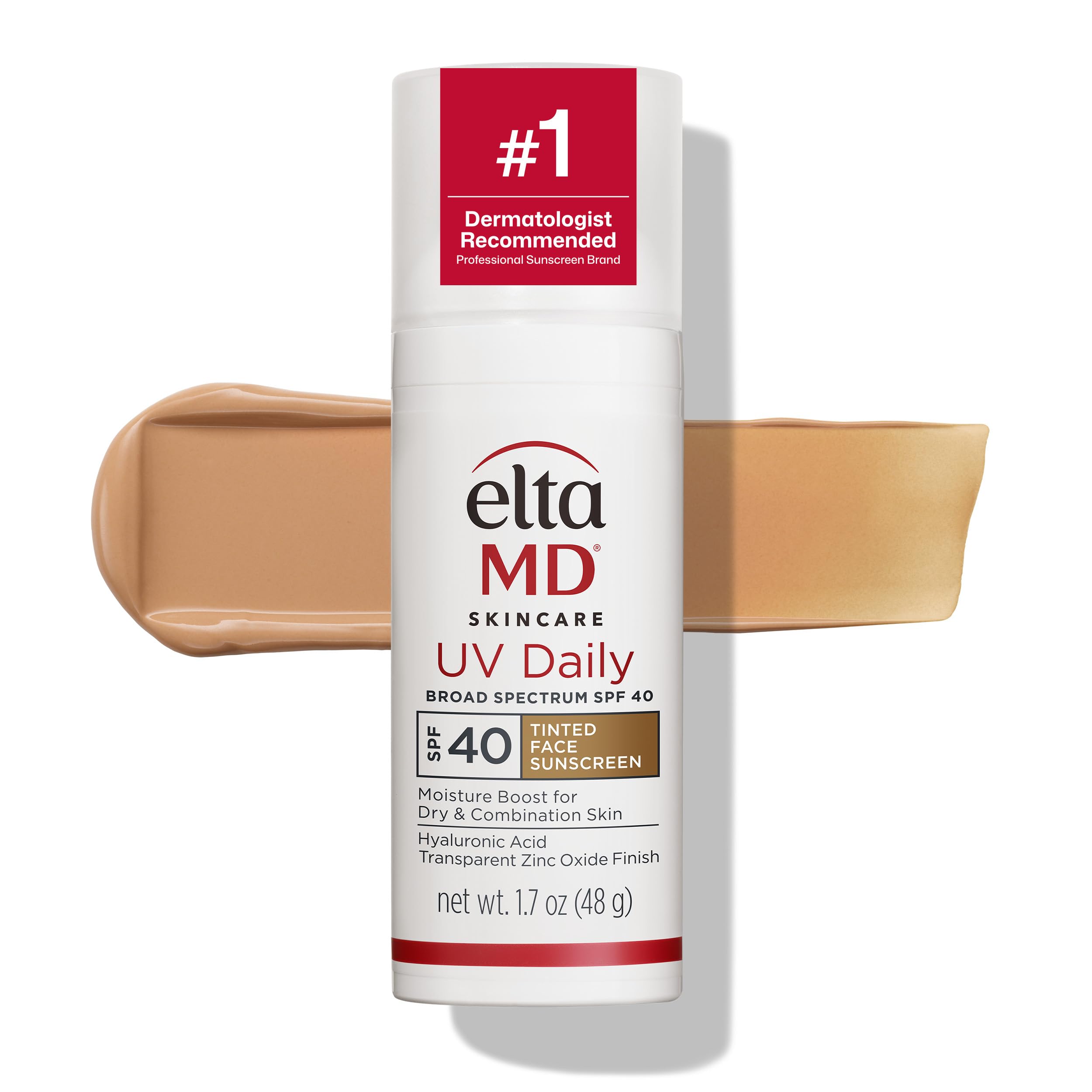 EltaMD UV Daily Face Sunscreen Moisturizer, Zinc Oxide, SPF 40 and SPF 50 | Hydr