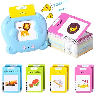 Oderra Talking Flash Cards for Toddlers, 224 Words