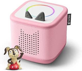 Toniebox 2 Audio Player Starter Set for Kids 1+, Cloud Pink | Portable Screen-free Audio Player | Stories, Music, Games | Playtime Puppy: Favorite Children’s Songs | Gift for Kids 1-12+