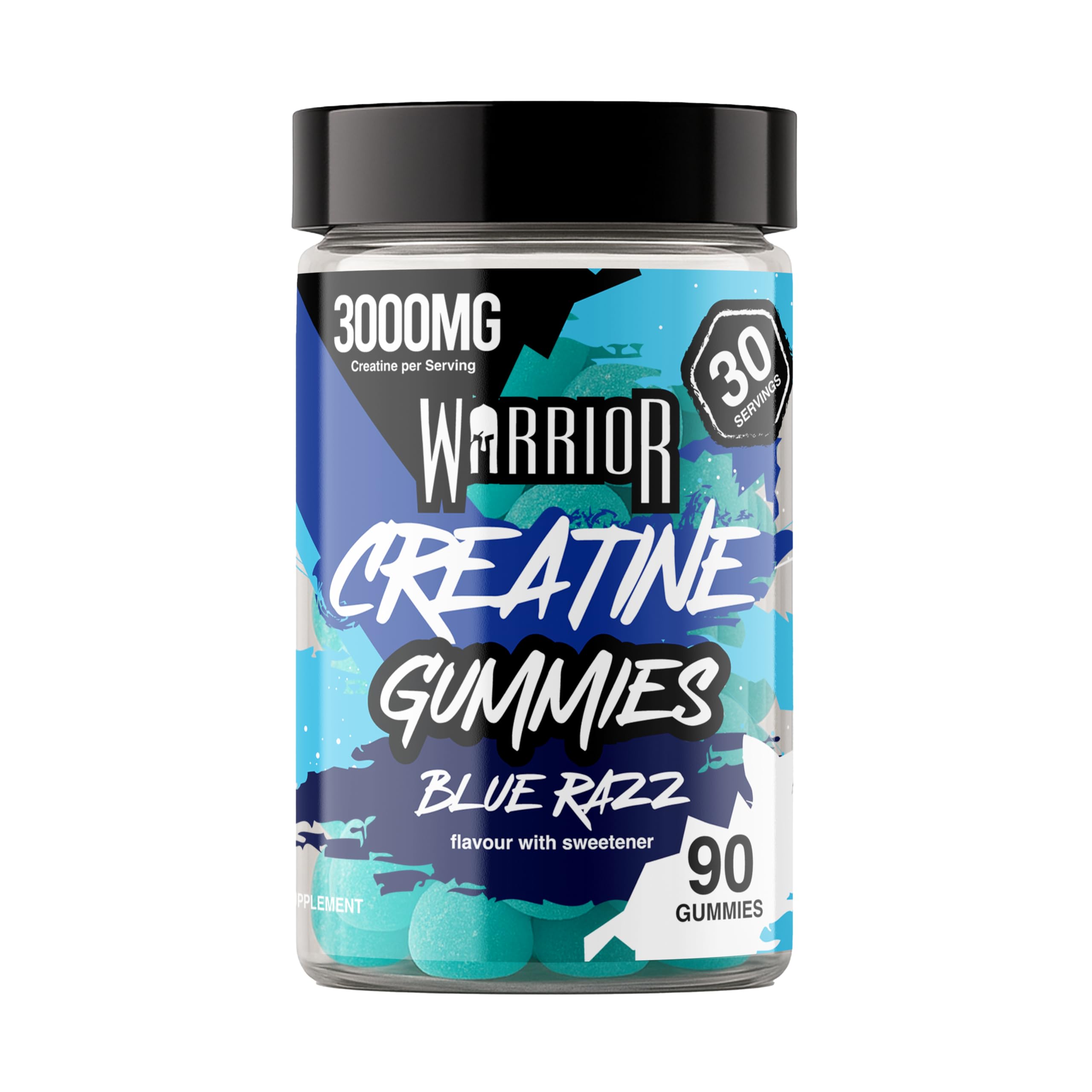 Warrior Creatine Monohydrate Gummies, 90 Gummies | Creatine Gummies, 1000mg Per 