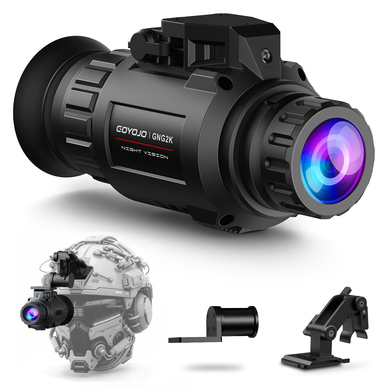 GOYOJO GNG2K Night Vision Monocular - 2K / 60Hz Refresh Digital Night Vision Gog