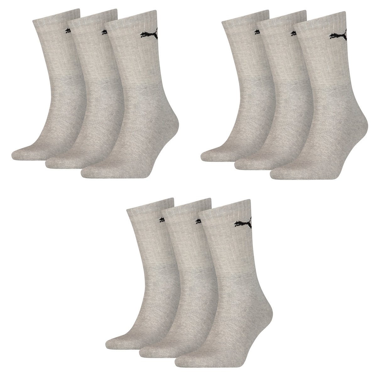 PUMA Men's Sports Socks (Pack of 3)