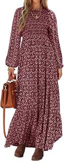 PRETTYGARDEN Women's Floral Wedding Guest Dresses for Women Casual Dress