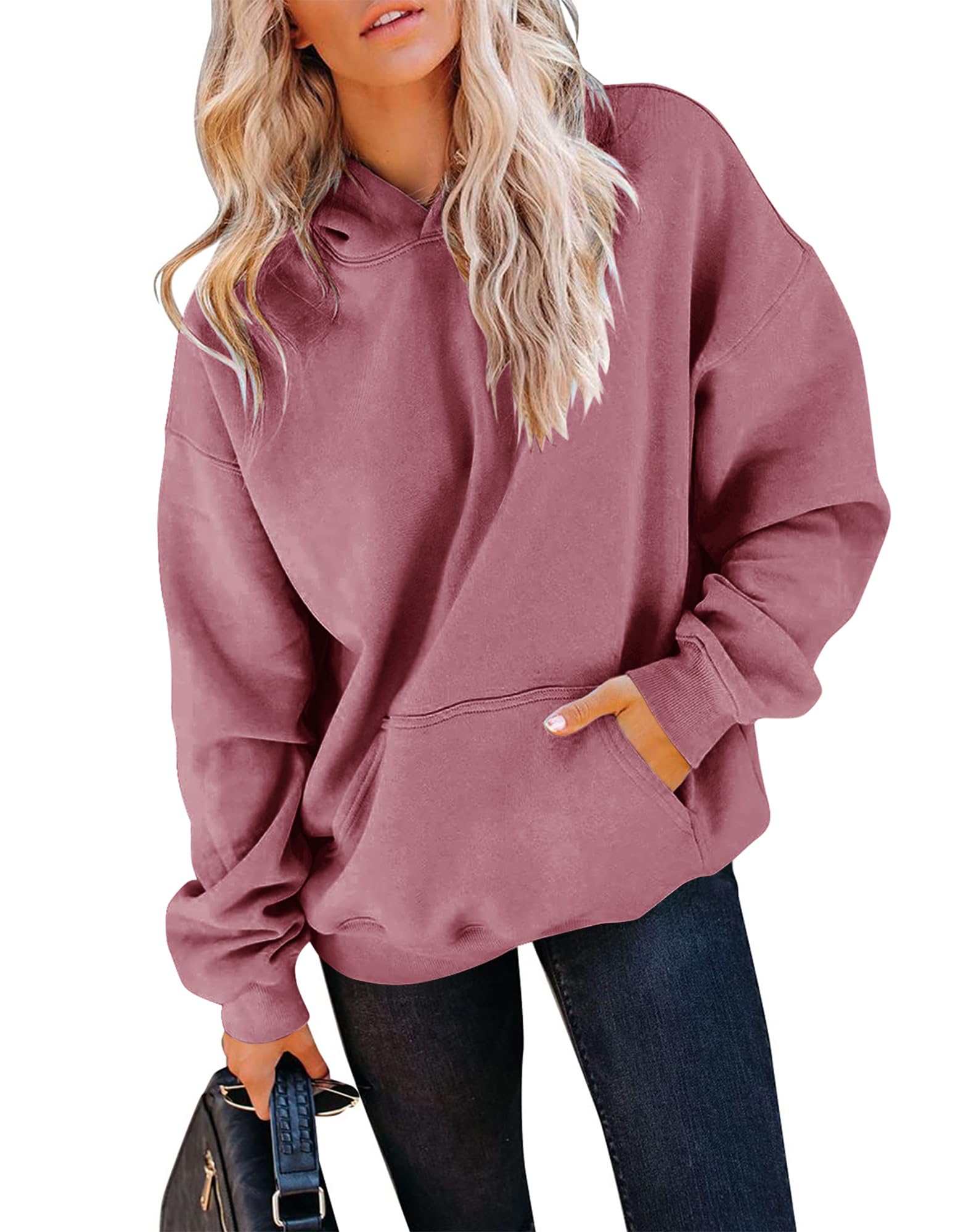 TICTICMIMI Women's Hoodies Sweatshirts Cute Fleece Pullover Shirts Pocket