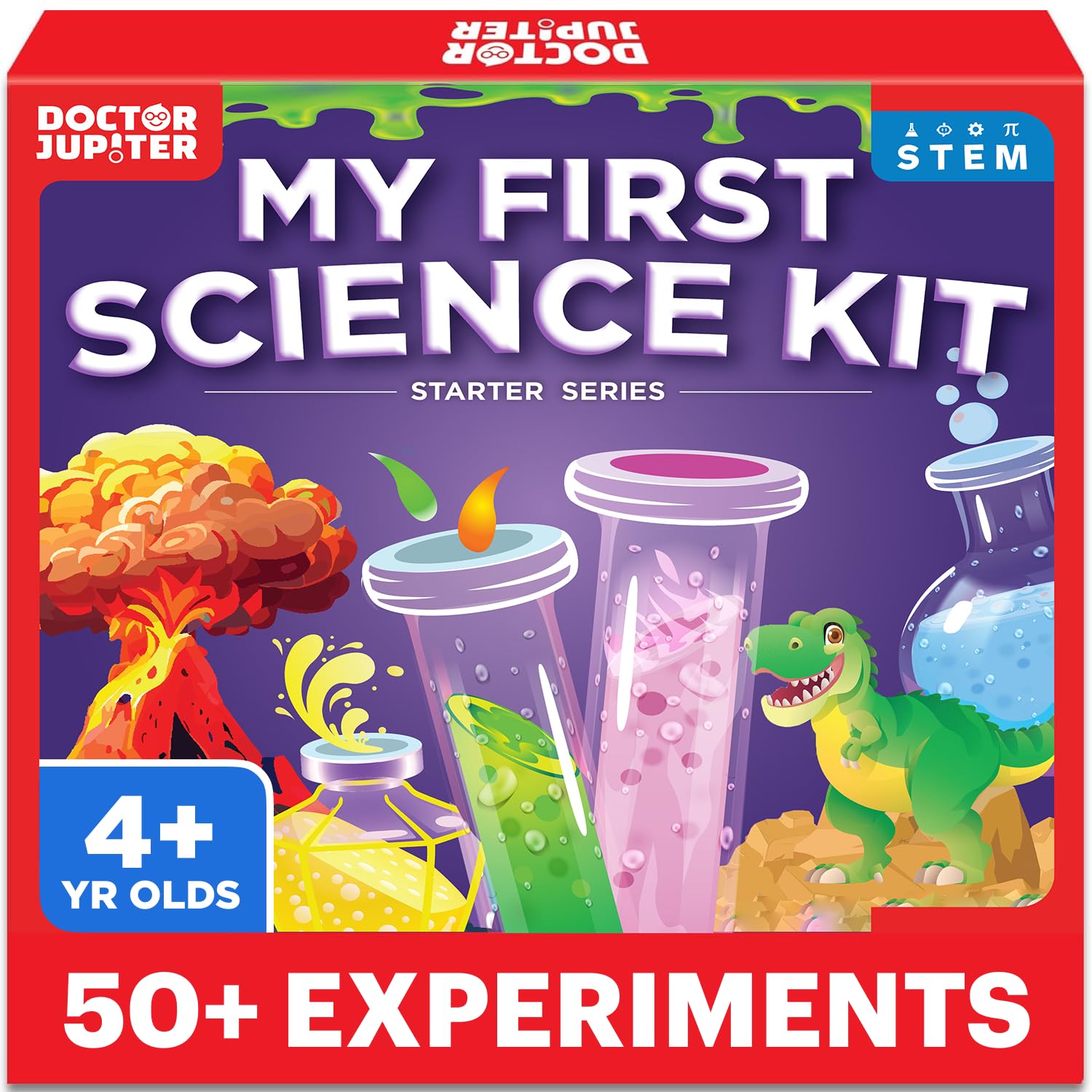 Doctor Jupiter My First Science Experiments Kit for Kids Ages 4+ | Birthday Gift