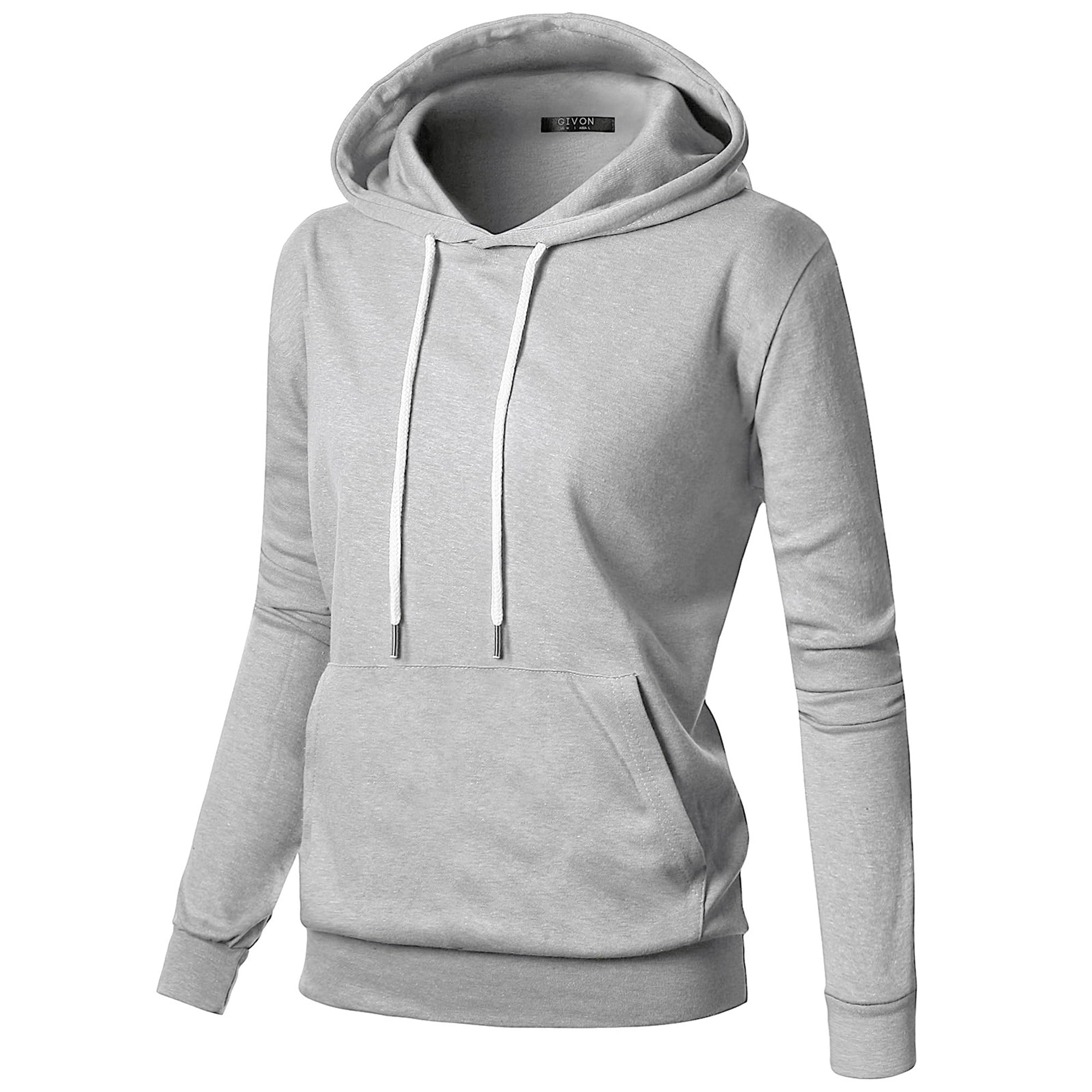 GIVON Women's GIVON Casual Comfort Short-Sleeved Zip Hoodie