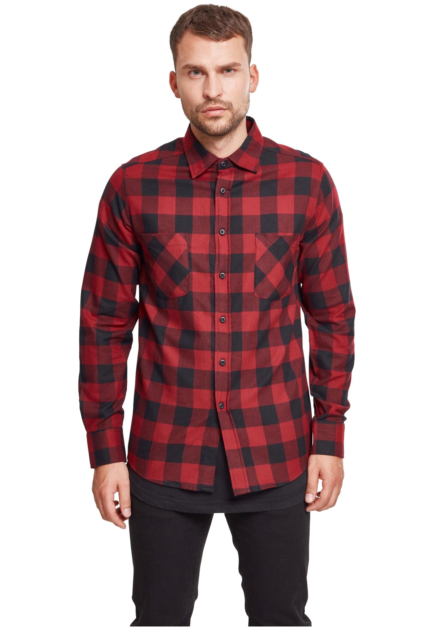 Urban Classics Bekleidung Checked Flanell