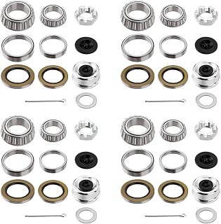 4 Sets Trailer Hub Wheel Bearing Kit 25580/25520 LM67048/LM67010