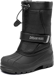 DREAM PAIRS Kids Snow Boots Winter Warm Lined Hiking Shoes Lace-up Waterproof Padded Heavy KAMICK
