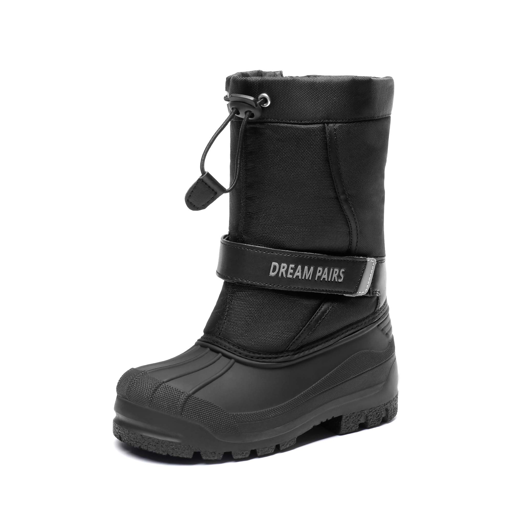 DREAM PAIRS Kids Snow Boots Winter Warm Lined Hiking Shoes Lace-up Waterproof Pa