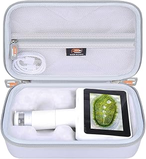 Hard EVA Carry Case Compatible With BEAVERLAB Finder 4.0" Microscope for Kids Handheld Miniscope 1600X Portable Kids Digital Mini Pocket Microscope, Protective Travel Storage Box (Case Only)