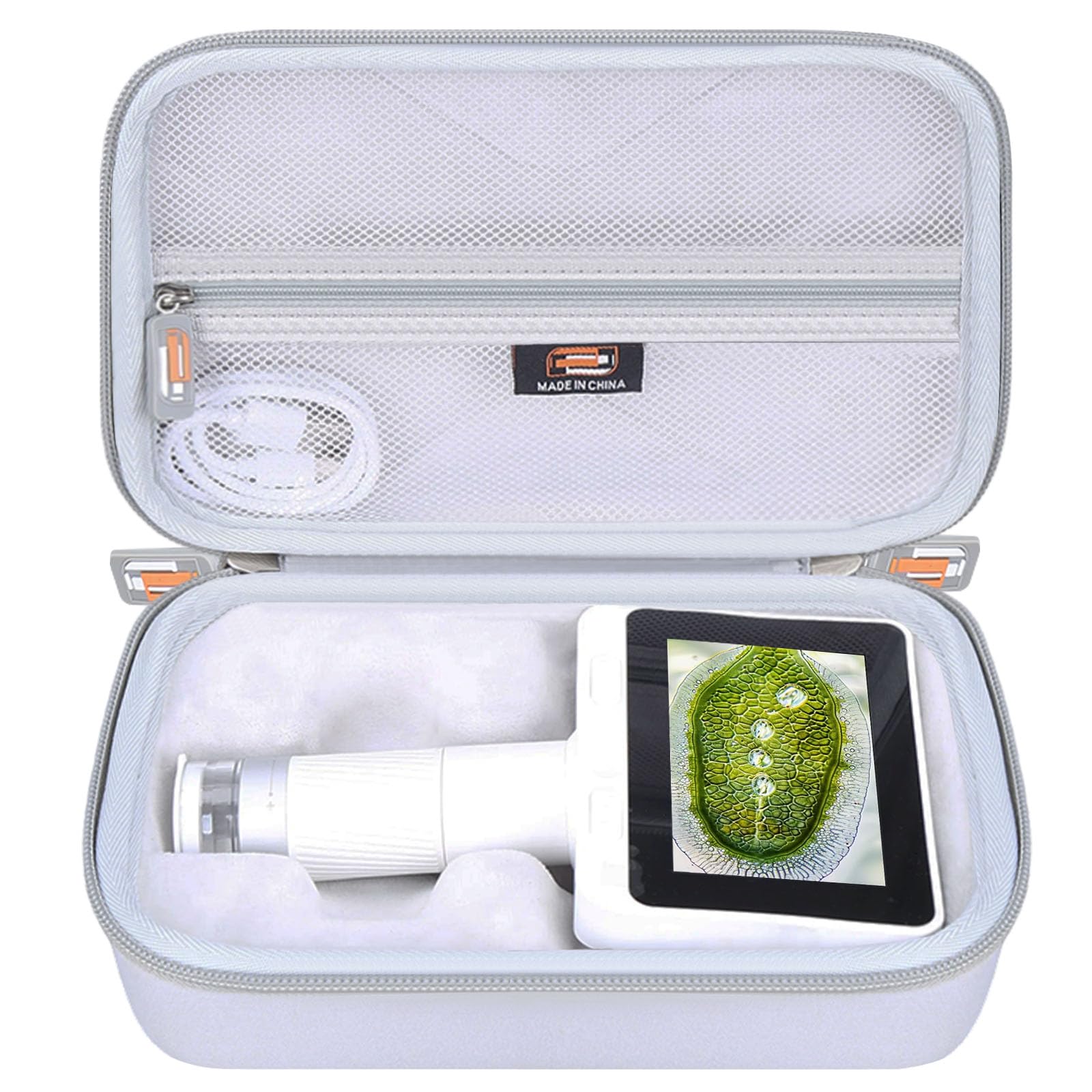 Hard EVA Carry Case Compatible With BEAVERLAB Finder 4.0" Microscope for Kids Ha