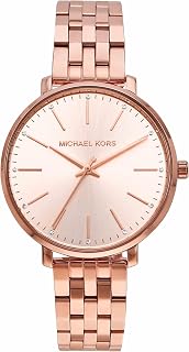 MICHAEL KORS OROLOGIO PYPER DONNA SOLO TEMPO ACCIAIO IP ROSE GOLD MK3897, rose gold, Bracelet Type