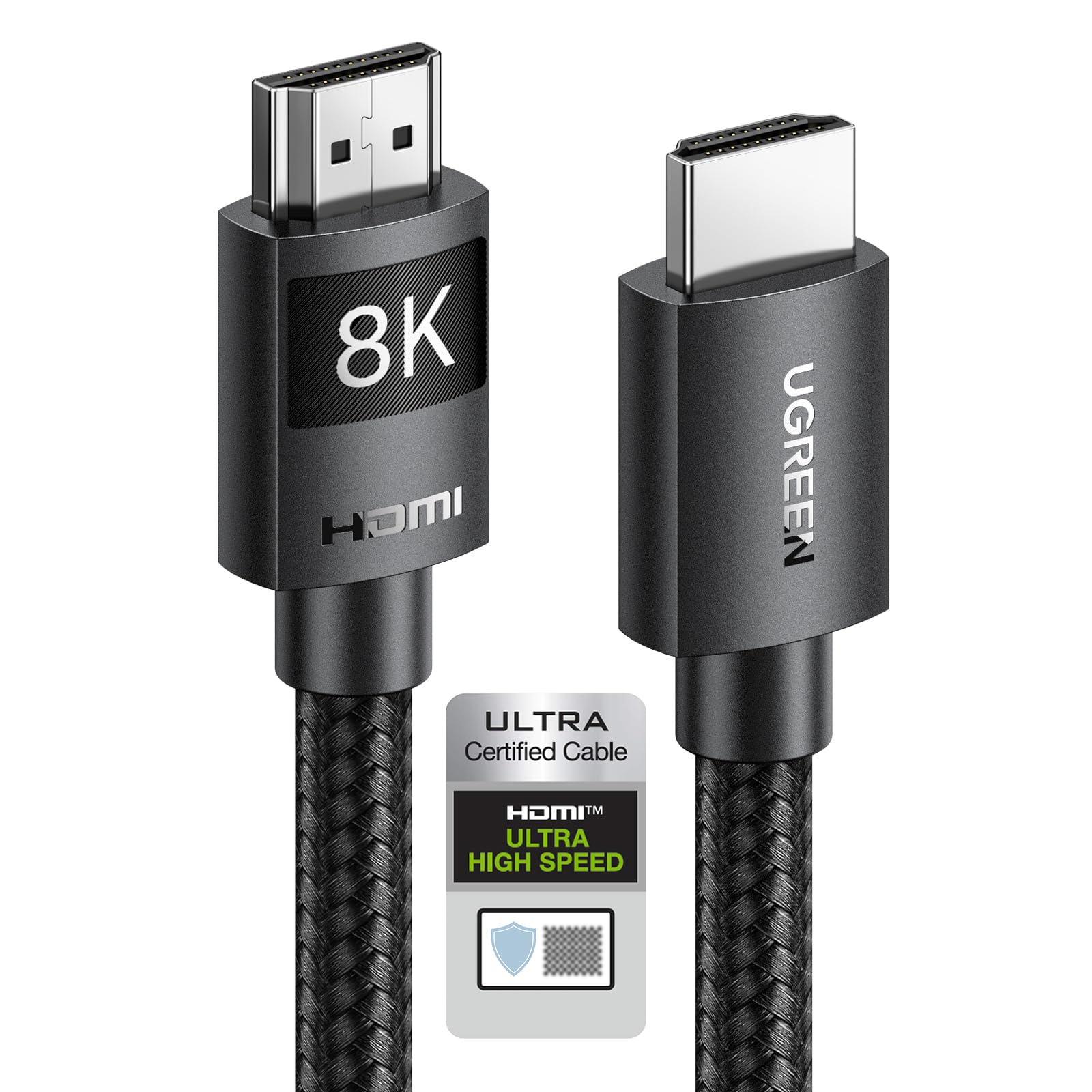 UGREEN HDMI 2.1 Cable Certified 10K 8K 4K@240/144/120Hz eARC Dolby Atmos,2M | 48