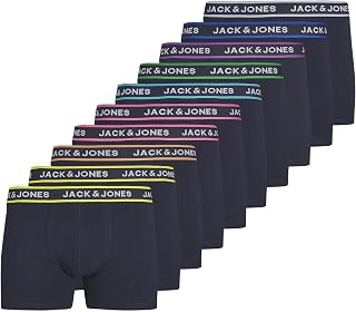 JACK & JONES Jacjimmy Solid Trunks 10 Pack Men's Boxer Shorts (Pack of 10)