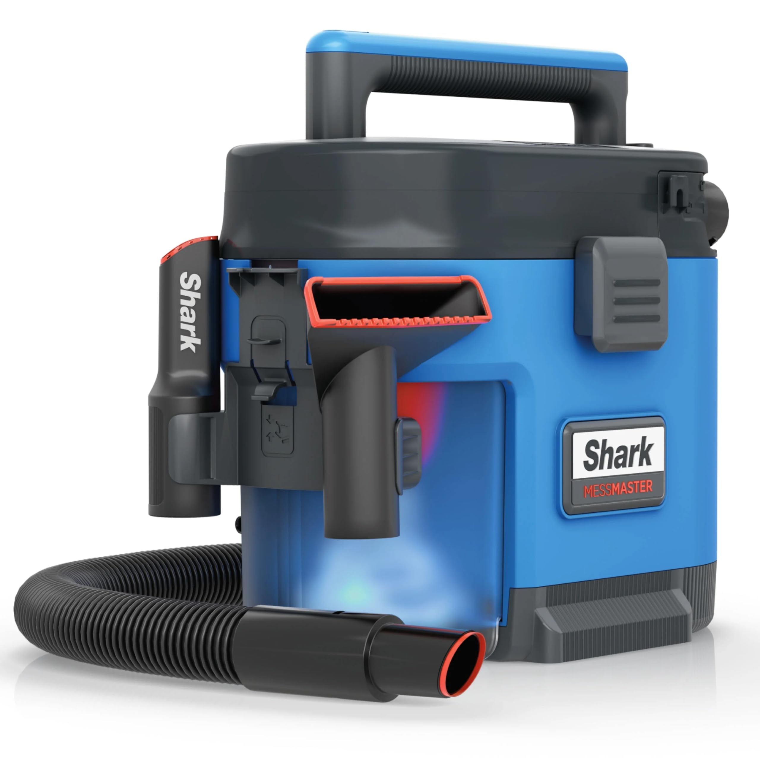 Shark VS100 MessMaster Portable Wet Dry Vacuum, Small Shop Vac, 1 Gallon Capacit
