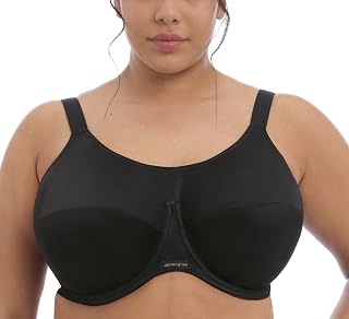 Elomi 8041 Energise U/W Full Cup Supportive Multiway J Hook Sports Bra