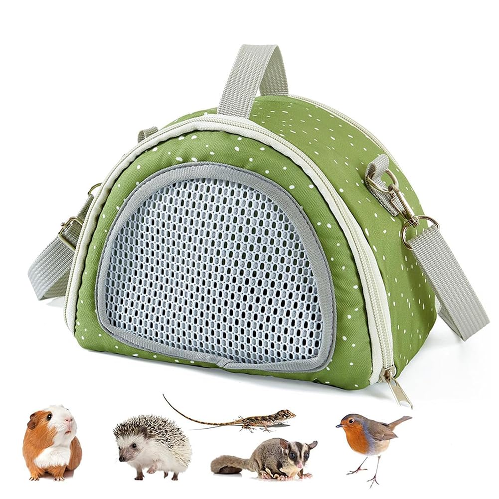 Hamster Carrier Bag, Oxford Portable Hamster Carrying Case - Multi-Purpose Bird 