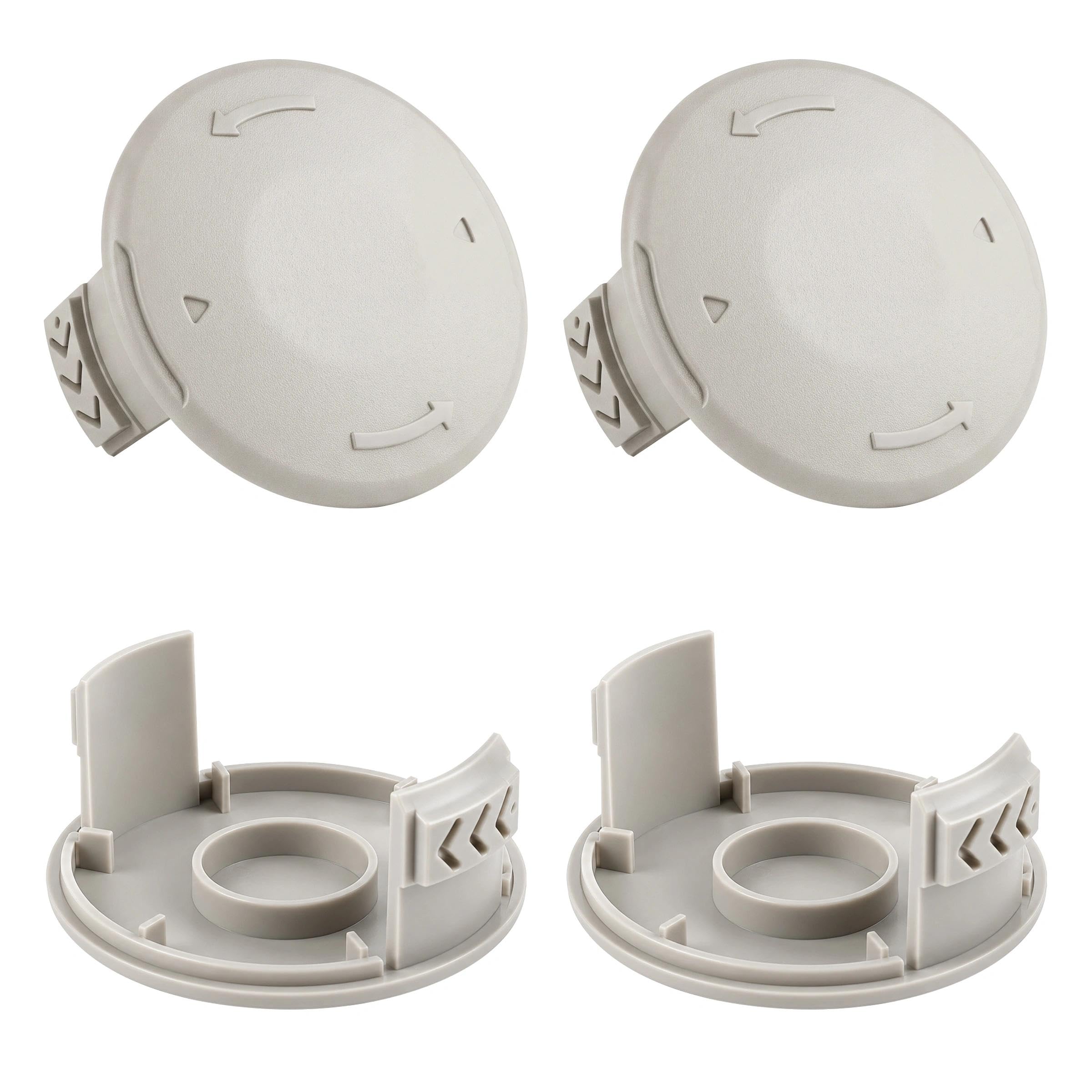 MKDTKY 4-Pack Replacement Spool Cap for Ryobi One+ String Trimmer | Compatible w