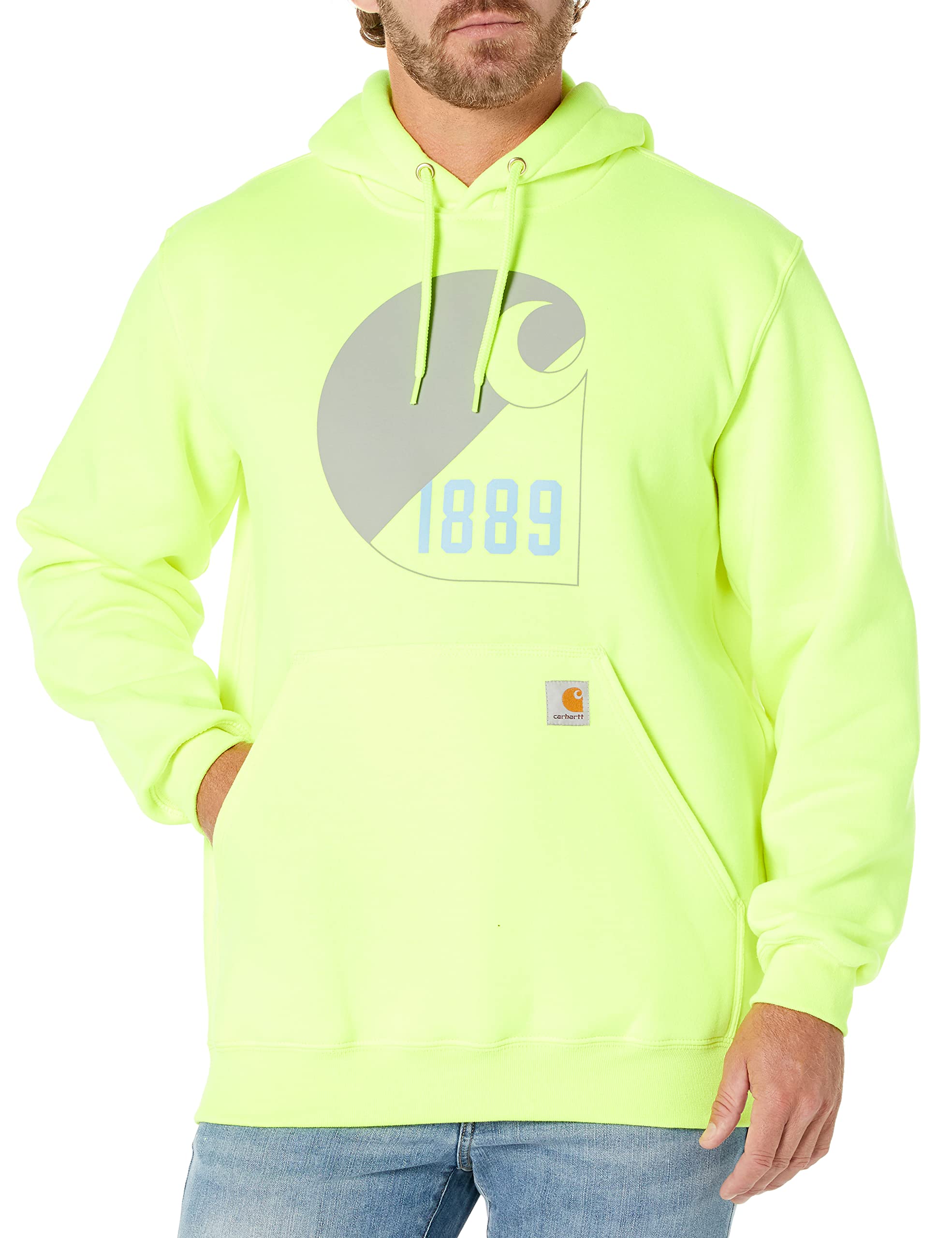 Carhartt Midweight Hooded Sweatshirt Heather Grey