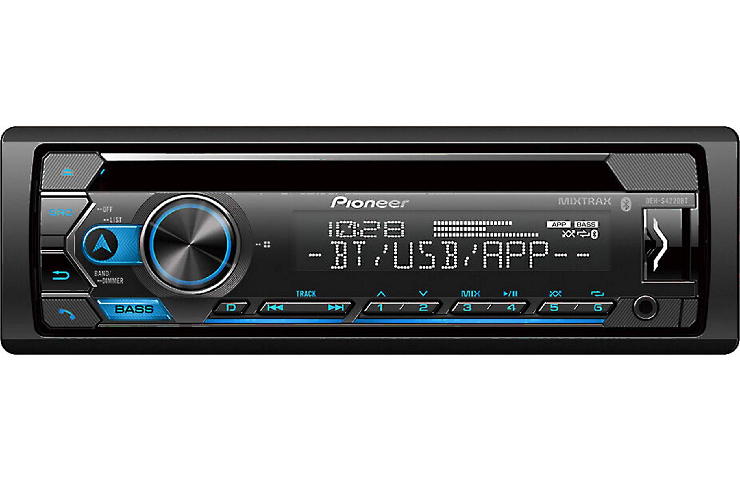 Pioneer DEH-S4220BT CD Receiver with Built-in Bluetooth (Renewed)