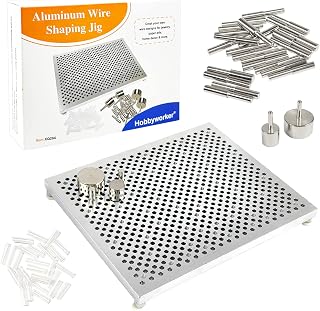 Hobbyworker Wire Bending Jig with 30 Metal pegs for Jewelry Making Tools | Wire Wrapping Tool