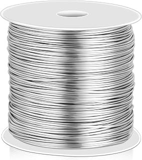 Cridoz 20 Gauge Stainless Steel Wire for Jewelry Making, Craft and Bailing