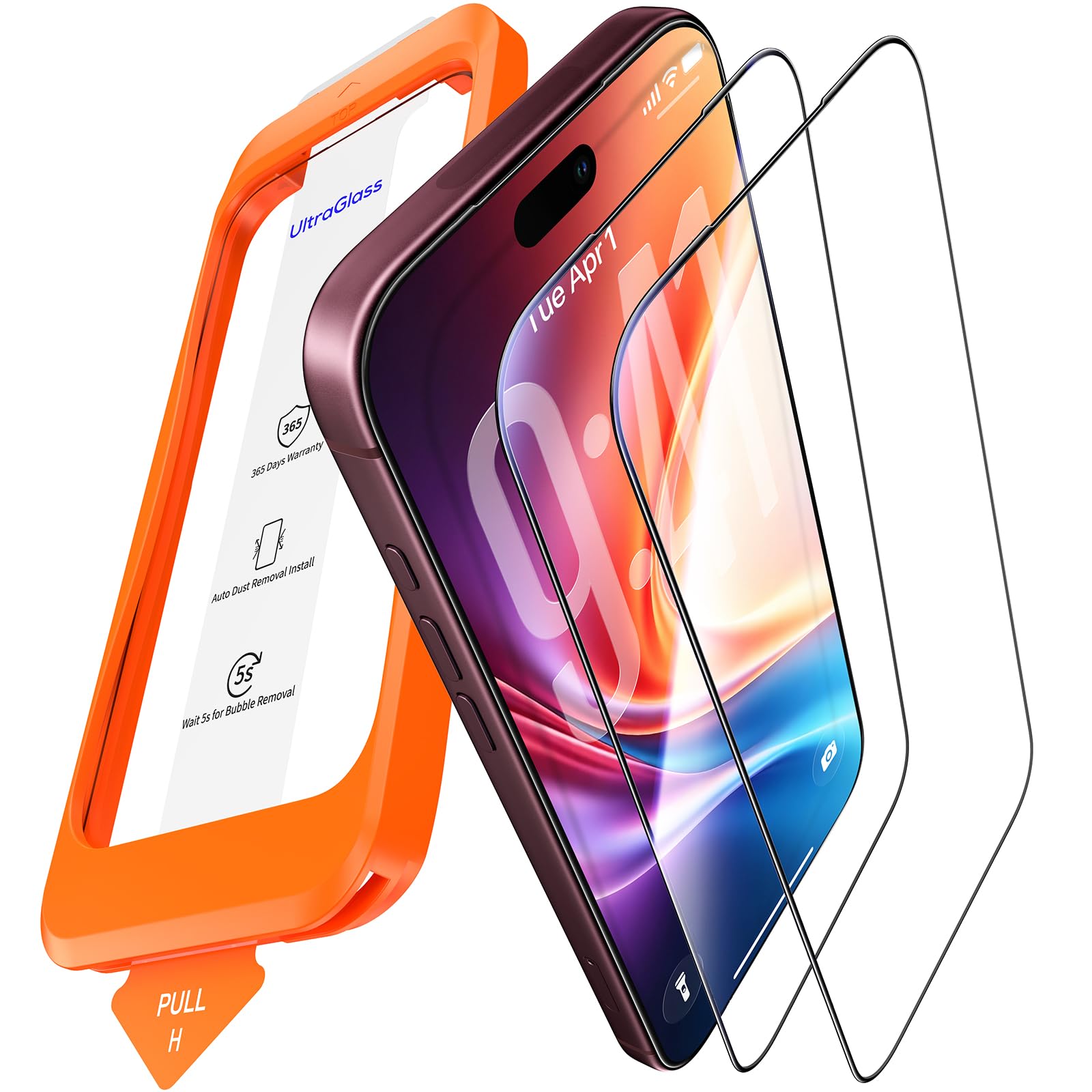UltraGlass TOP 9H+ Armor for iPhone 18 Pro Max Screen Protector Glass 6.9'' | NO