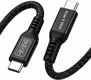 USB 4 Cable 240W 40Gbps Data Sync 8K USB C to USB C Cable