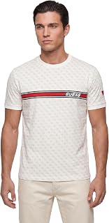 Guess Jamey - T-Shirt Uomo Girocollo con Stampa