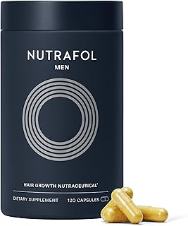 Nutrafol Men Hair Growth Supplements, Ages 18-49, 1-Month Bottle | #1 Dermatologist-Recommended Hair Growth Supplement Brand, Clinically Tested for Visibly Thicker Hair and Scalp Coverage
