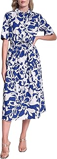 DKNY Chambray Women's Long Striped Dress