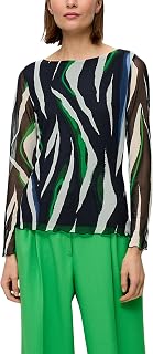 s.Oliver BLACK LABEL Women's Long-Sleeved T-Shirt, 59A2, 48