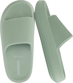 CUSHIONAIRE Women's Feather Cloud Recovery Slide Sandal + Comfort
