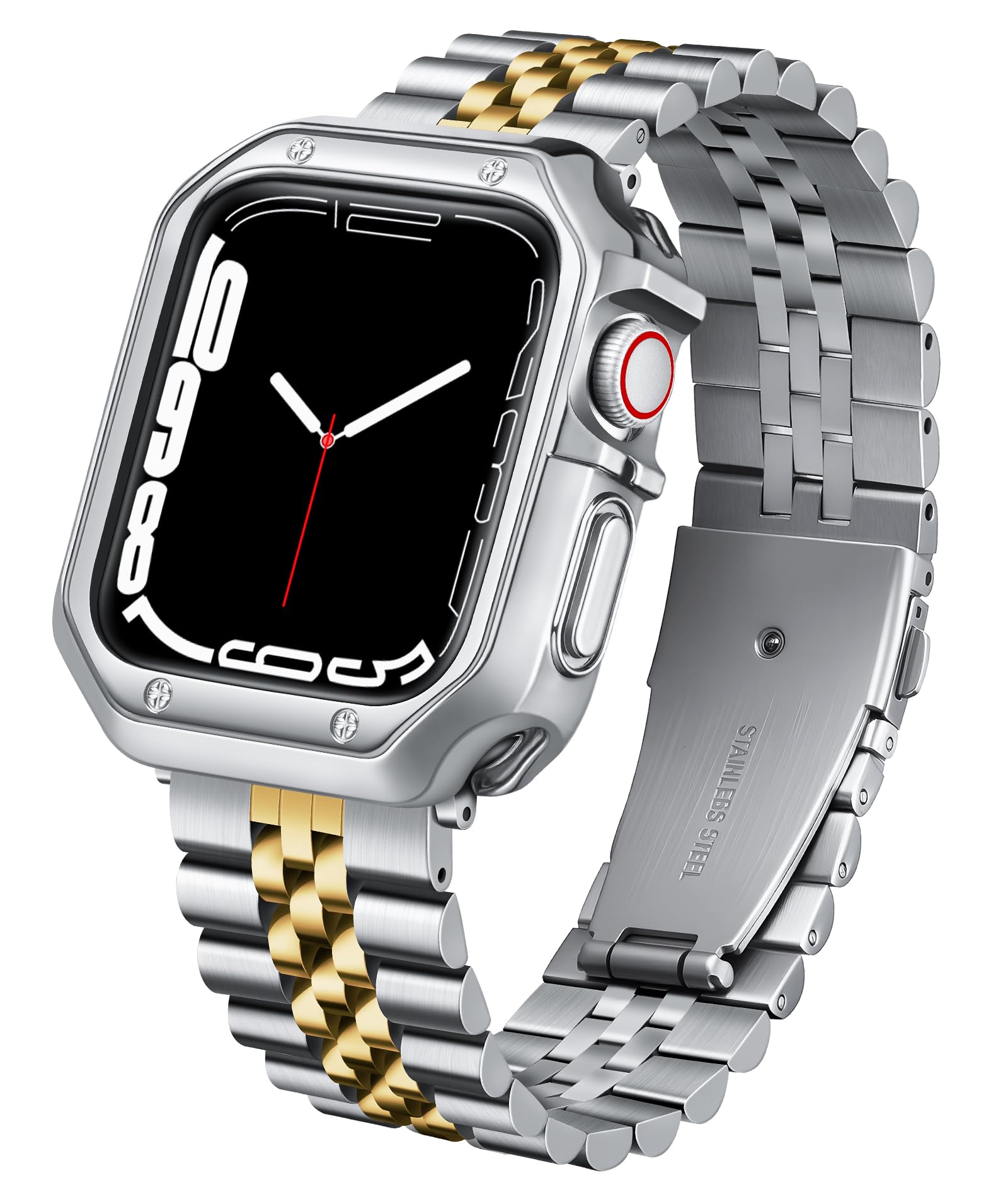 BINLUN Metal Band Compatible with Apple Watch 46mm 45mm 44mm 42mm 41mm 40mm 38mm