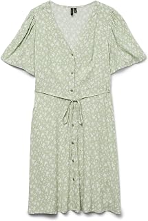 Bestseller A/S Vmalba SS Short Dress Wvn Noos Dress Women
