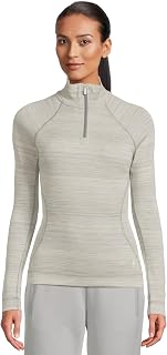 SmartWool Women's Classic Thermal Merino Baselayer 1/4 Zip Twilight Blue Heather Medium