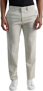 Kenneth Cole REACTION - Slim Fit Plaid Patterned Dress Pant, Men's Elegant Trousers