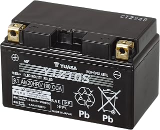 Yuasa YTZ10S 12V 190 CCA VRLA AGM High Performance Motorbike Battery | High Performance, Maintenance Free, Reliable & Durable, Long-Life Design