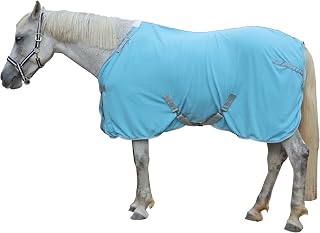 Gallopoff Horse Fleece Cooler Blanket, Moisture Wicking Post-Workout Drying | 300g Anti-Pilling Fleece, Moisture Wicking, Helps Retain Warmth, Gradual Cool-Down, After-Bath Drying, Travel & Show Use
