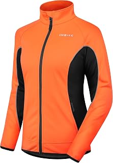INBIKE Jacket Women's Winter Cycling Hiking Running SoftShell Waterproof and Warm Polar Fleece MTB Outdoor Hiking Lightweight WJ802