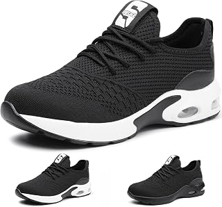 Safety Shoes Trainers Men Womens Steel Toe Trainers Lightweight Work Boots