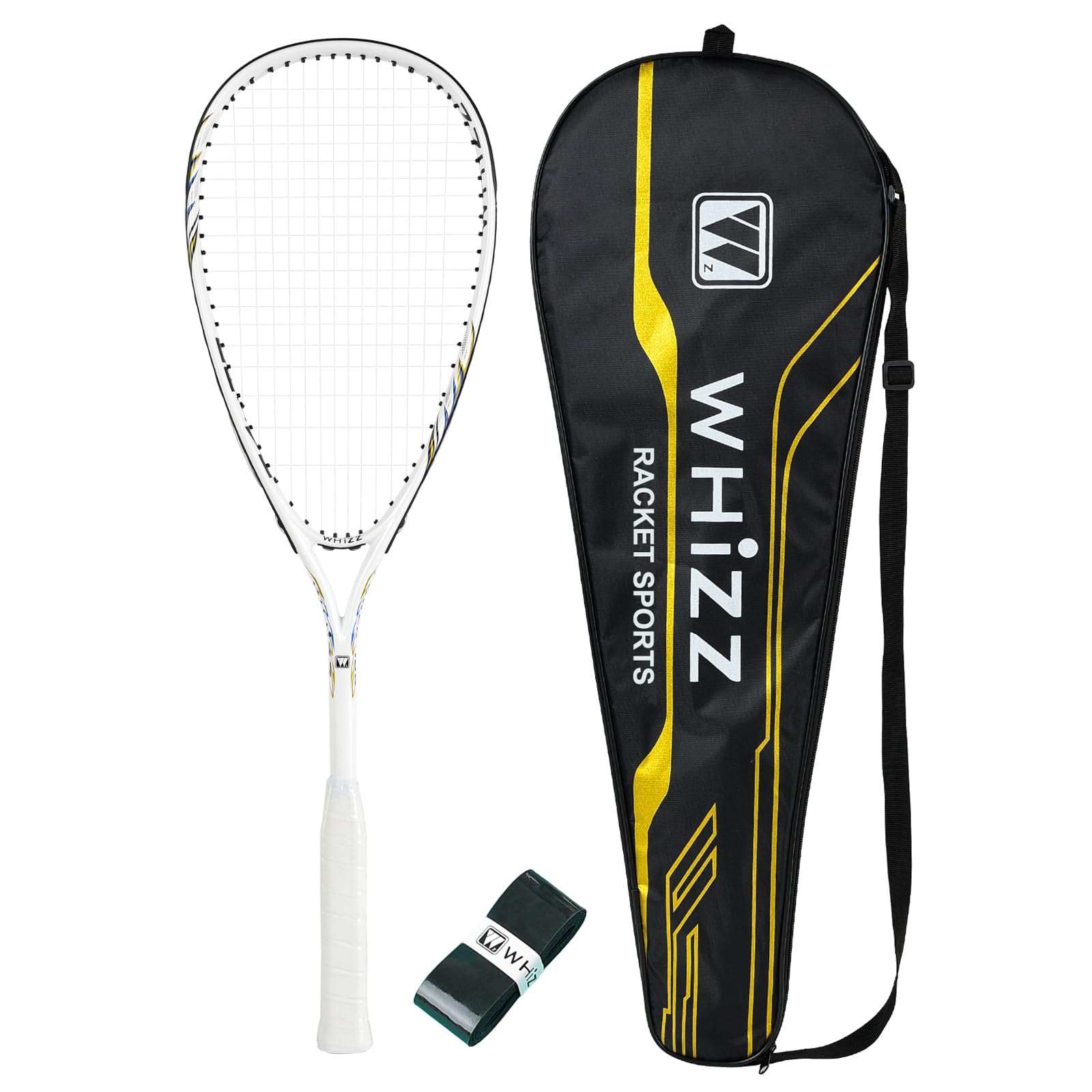 BAIHUALIN WHiZZ Squash Rackets for Adults, Beginners, Recreational Games | Mediu