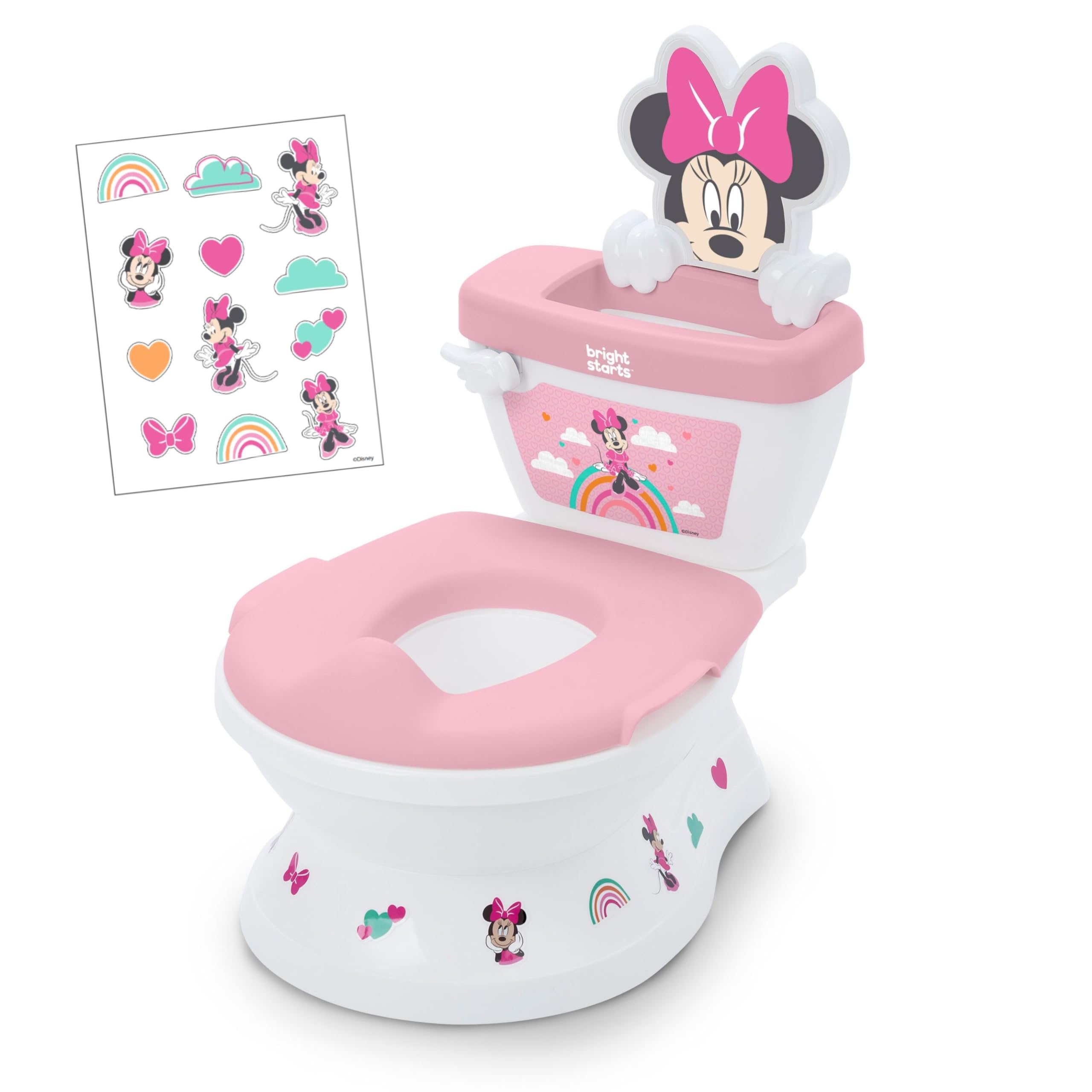 Bright Starts Disney Junior Minnie Mouse My Size Potty Training Toilet, Toddler 
