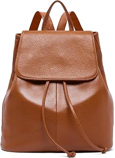 BOYATU Leather Backpack Purse for Women Fashion Design Ladies Shoulder Bag