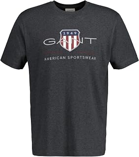 GANT Men's Reg Shield SS T-Shirt (Pack of 1)