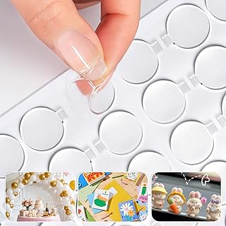 ZVP Removable Glue Dots for Balloon Poster Craft Decor (100, 0.78 in) | Serves as balloon tape and balloon stickers for party decor, firmly secures balloons to build arches and garlands stably
