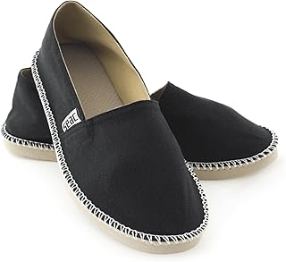 SEAC Malaga Espadrilles for Women and Men in Canvas and Classic Exposed Seams, Non-Slip Sole