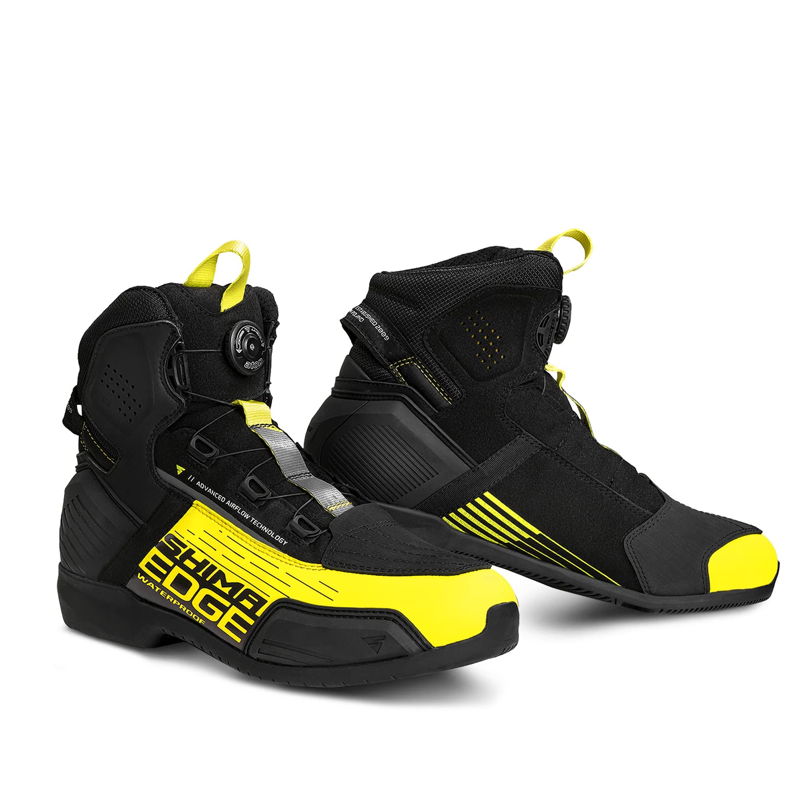 SHIMA EDGE WP Motorcycle Boots Men Leather Waterproof Shoes ATop Summer Footwear