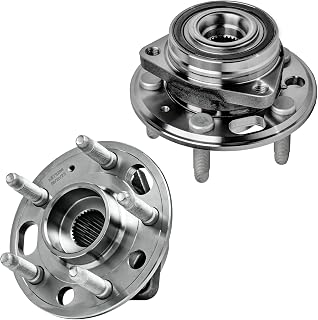 Detroit Axle - 2 Front Wheel Bearing Hubs Assembly for 13-15 Chevy Malibu | 14-17 Impala for 11-17 Buick Lacrosse Regal 14-16 Cadillac XTS CTS for 10-17 GMC Terrain Equinox 5 Lugs Replacement